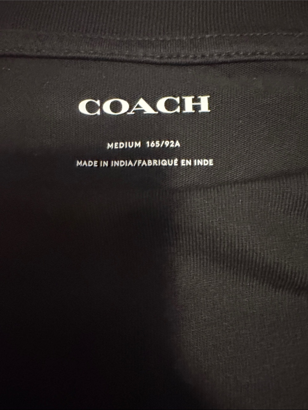 Coach Black Short Sleeve Tee with White Logo - CR035
Bundle and Save Today! - Picture 4 of 6